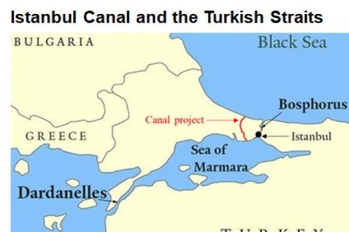 Kênh đào mới 'Istanbul' sẽ trở thành điểm nóng địa chiến lược của các cường quốc