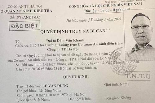 Bắt được đối tượng truy nã 'đặc biệt' Dũng Vova