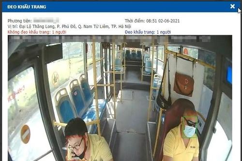 Nhiều nhà xe dùng công nghệ phát hiện người không đeo khẩu trang