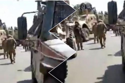 Đụng độ gây sốc ở Syria: Xe bọc thép Nga chặn đứng đoàn xe Mỹ bằng một cú tông gây choáng