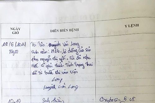 Bệnh viện Sản- Nhi An Giang thông tin trường hợp thai nhi đã có dấu hiệu chết lưu trong bụng mẹ trước khi vào bệnh viện