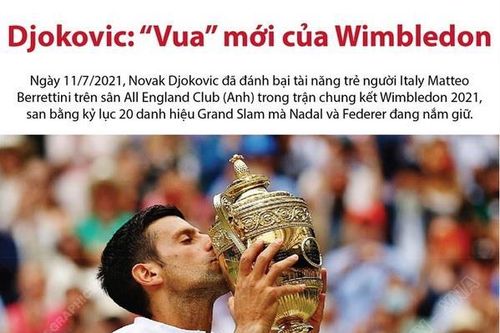 Novak Djokovic đăng quang Wimbledon 2021