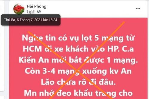 Fanpage 'Hải Phòng' bị phạt vì đăng thông tin sai sự thật trên mạng xã hội