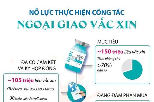 Nỗ lực thực hiện công tác ngoại giao vaccine