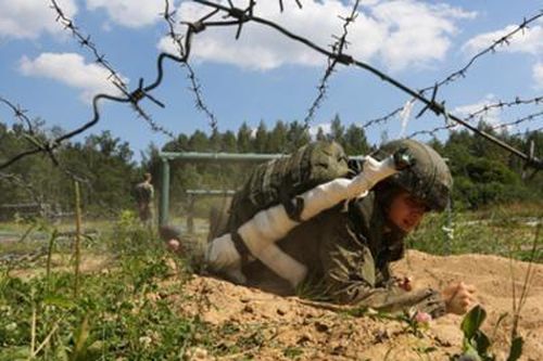 Đội tuyển Quân y Nga và Palestine thao diễn chuẩn bị cho Army Games 2021