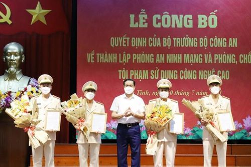 Hà Tĩnh: Thành lập Phòng An ninh mạng và phòng, chống tội phạm sử dụng Công nghệ cao