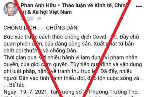 Không để tin giả ảnh hưởng xấu đến trật tự xã hội