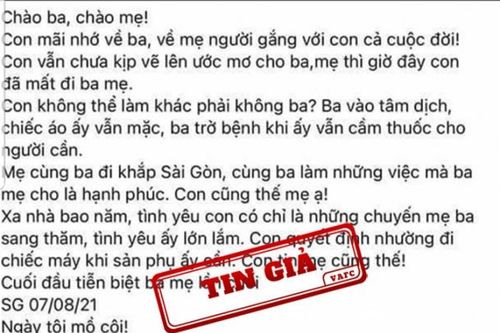 Nhân danh đạo đức và lời cảnh tỉnh 'Fake News'!