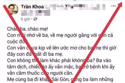 Xử phạt 2 tài khoản Facebook chia sẻ thông tin 'bác sĩ rút ống thở' không đúng sự thật