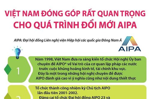 Việt Nam đóng góp rất quan trọng cho quá trình đổi mới AIPA