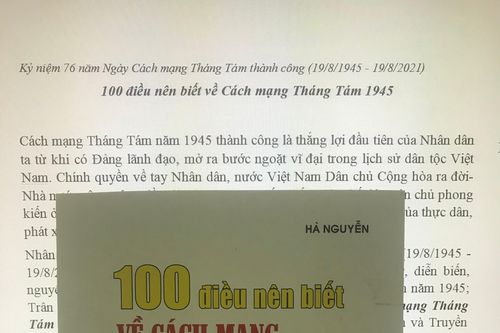 100 điều nên biết về Cách mạng Tháng Tám 1945