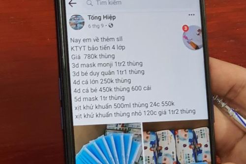 Lừa bán khẩu trang qua mạng chiếm đoạt 135 triệu đồng