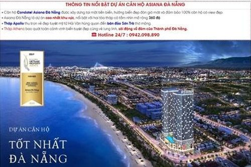 2 dự án bất động sản rao bán dù chưa đủ điều kiện, Sở Xây dựng Đà Nẵng cảnh cáo