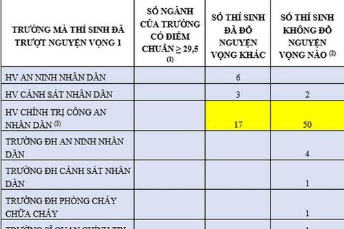 Bộ GD&ĐT thông tin về 61 thí sinh có điểm thi từ 29,5 trở lên không trúng tuyển