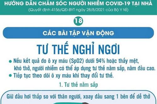 Bài tập vận động khi điều trị COVID-19 tại nhà