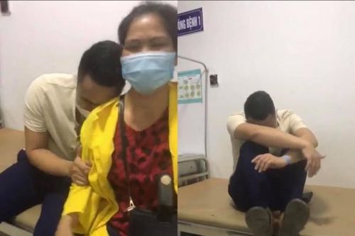 Clip: Hành động gây 'bão mạng' của ông bố trẻ ngoài phòng chờ sinh