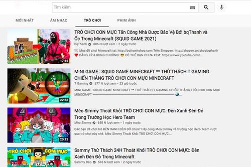 Dàn streamer Việt 'ăn theo' độ hot của 'Squid Game' ra sao?