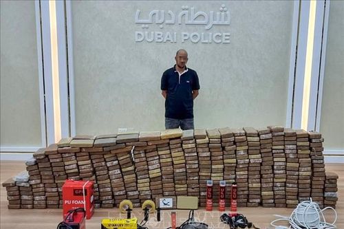 Dubai thu giữ 500kg cocaine nguyên chất