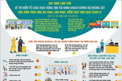 Thí điểm vận tải hành khách đường bộ, đường sắt