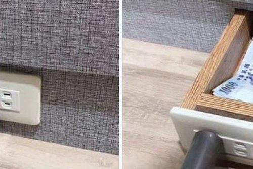 Vợ vô tình phát hiện ra quỹ đen của chồng nhờ ổ cắm điện 'rởm'