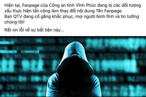 Điều tra vụ Facebook của Công an Vĩnh Phúc bị kẻ xấu đổi tên