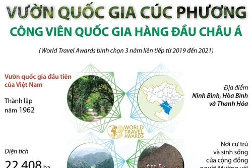 Vườn quốc gia Cúc Phương - 'Công viên quốc gia hàng đầu châu Á'