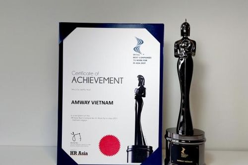 Amway Việt Nam là 'Nơi làm việc tốt nhất châu Á 2021'