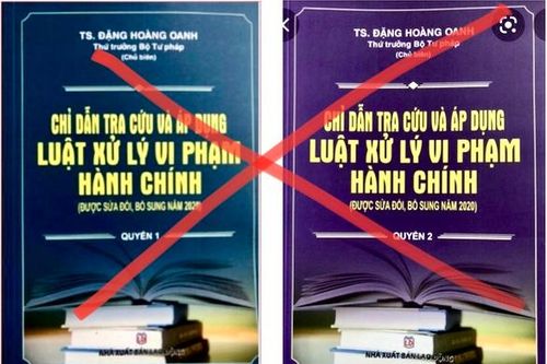 Cấm lưu hành cuốn sách mạo danh lãnh đạo Bộ Tư pháp