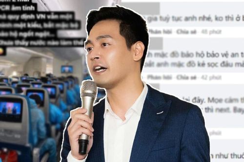 MC Phan Anh bức xúc khi bị yêu cầu mặc đồ bảo hộ trên máy bay, dân mạng lại quay sang 'ném đá' chính chủ