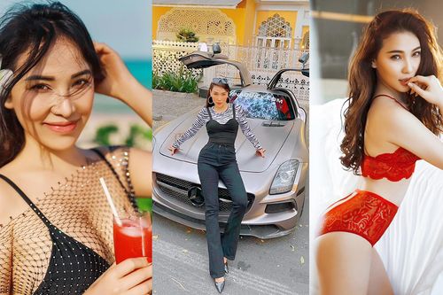 Cuộc sống 'ngập' xe sang, đồ hiệu của Quỳnh Thư - Người mẫu 2 lần vướng ồn ào 'tiểu tam'