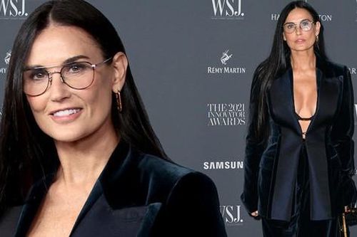Minh tinh Demi Moore diện mốt khoe nội y, trẻ đẹp ở tuổi 59