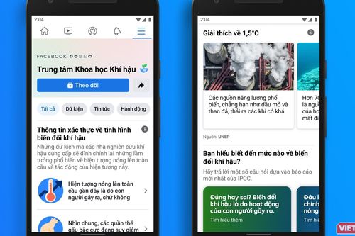 Công ty mẹ của Facebook thành lập Trung tâm thông tin khoa học về khí hậu tại Việt Nam