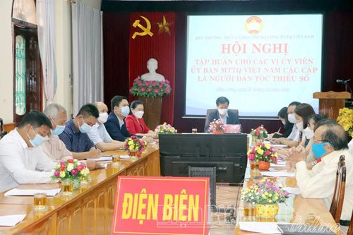 Tập huấn công tác mặt trận cho ủy viên MTTQ các cấp người dân tộc thiểu số