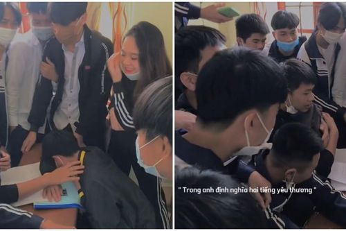 Nam sinh thất tình buồn gục xuống bàn và màn đồng ca 'Thu Cuối' an ủi siêu lầy lội