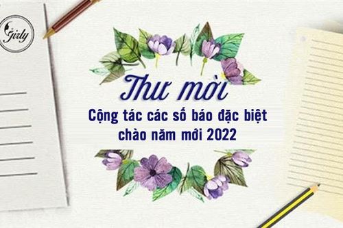 Thư mời cộng tác các số báo đặc biệt chào năm mới 2022