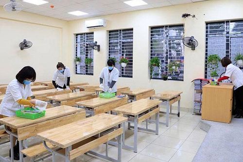 Hà Nội: Trường học vẫn chuẩn bị điều kiện đón học sinh trở lại trường an toàn
