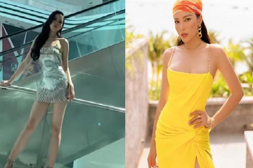 Hoa hậu Kỳ Duyên khoe body 'rực cháy', 3 vòng căng đét