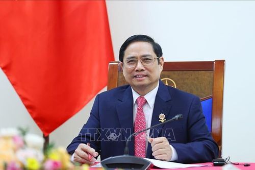 Thủ tướng Phạm Minh Chính hội kiến Chủ tịch Thượng viện Pháp