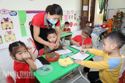 Nho Quan chủ động phòng, chống tai nạn thương tích cho trẻ mầm non