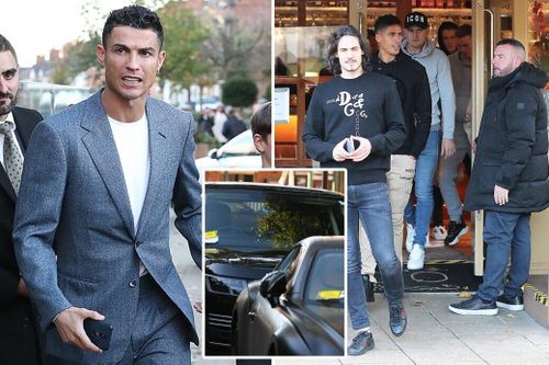 Ronaldo cực bảnh dẫn đầu tổ đội MU đi ăn hàng
