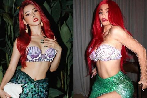 Chi Pu cosplay thành nàng tiên cá, ai ngờ bị 'ném đá' vì 'copy' Kylie Jenner từ ý tưởng đến chi tiết này