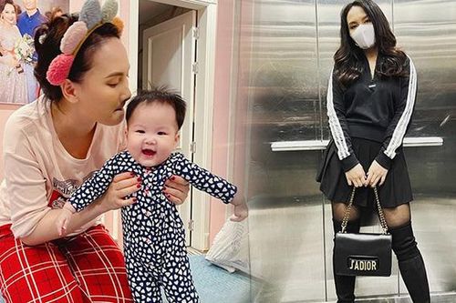 Bảo Thanh 'xả vai' mẹ bỉm sữa, ra phố sành điệu cá tính