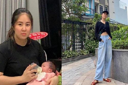 'Đánh bay' 30kg ngoạn mục sau sinh, Lê Phương khoe eo bé tí