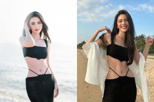 Khoe ảnh ở biển, 'ma nữ' Thái Lan' chứng minh vòng eo bất bại