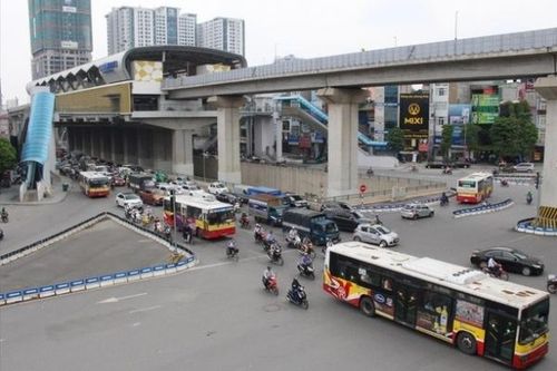 Điều chỉnh 4 tuyến xe buýt kết nối đường sắt Cát Linh - Hà Đông