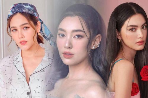 Những 'đóa hồng lai' của làng giải trí Thái Lan: Chompoo đẹp tựa 'tượng tạc', Davika - Kimmy đầy cuốn hút