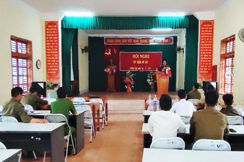 Nâng cao nghiệp vụ cho công an viên cụm xã