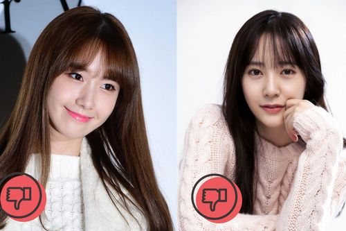 Yoona và Krystal thất bại khi cắt tóc mái