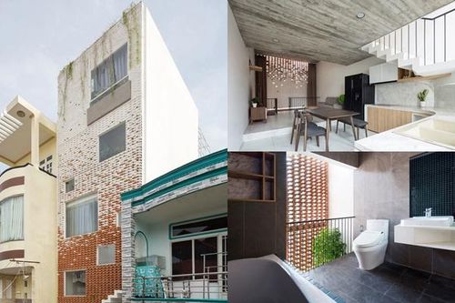 Nhà 150m2 thiết kế 2 lớp tường vừa đảm bảo chất lượng không khí lại thông gió