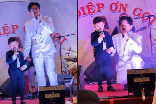 Clip: Đan Trường lần đầu song ca cùng con trai trên sân khấu, tiết lộ mong muốn dành cho con ở tương lai